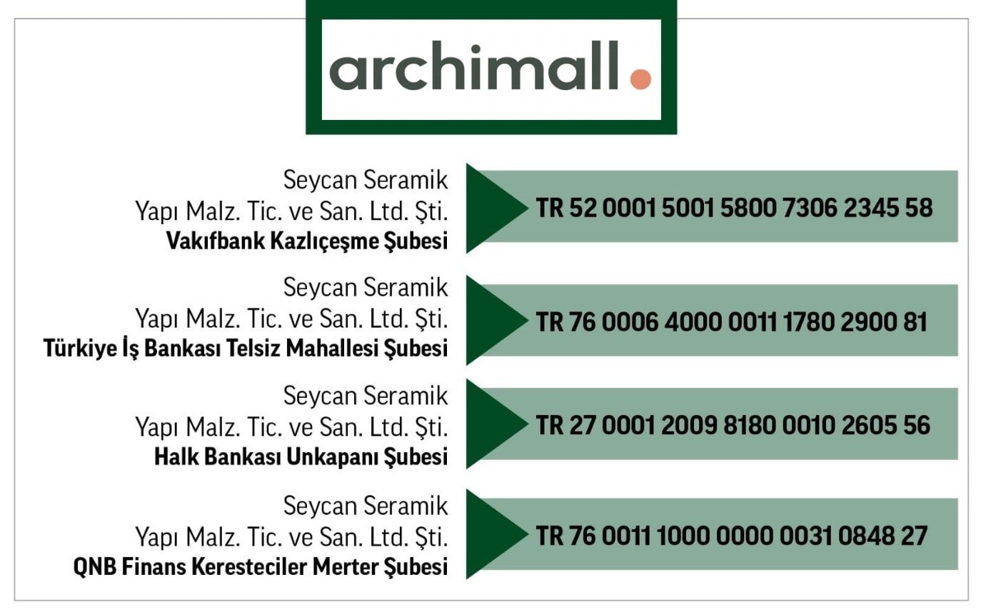 ARCHIMALL IBAN BILGILERI