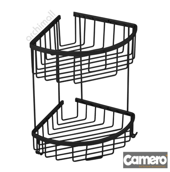 Camero 20x20 Oval İkili Süngerlik Siyah