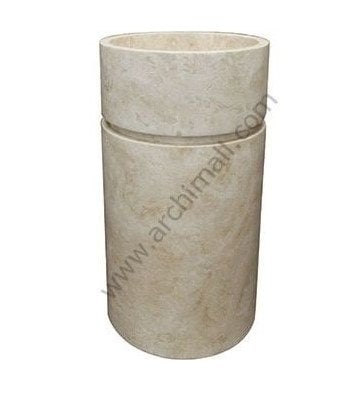 Delta Doğaltaş Glasgow Traverten Lavabo