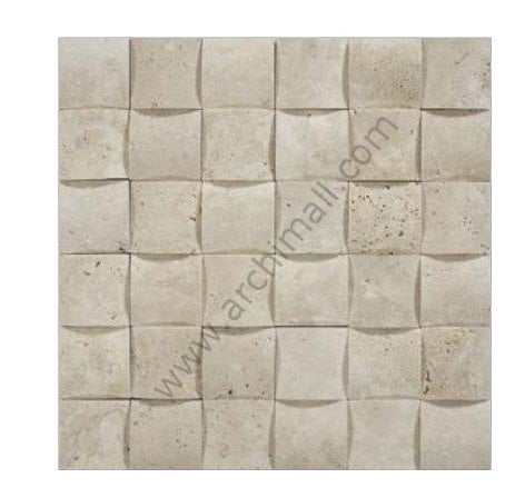 Delta Doğaltaş Hasır Klasik Traverten Mozaik 