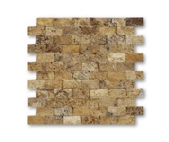 Delta Doğaltaş Sarı 23x48 mm Patlatma Mozaik