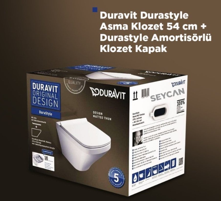 Duravit Durastyle Rimless Asma Klozet Seti