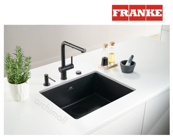 Franke Maris Mrg 110-52 Nero Grani̇t Mutfak Evyesi̇
