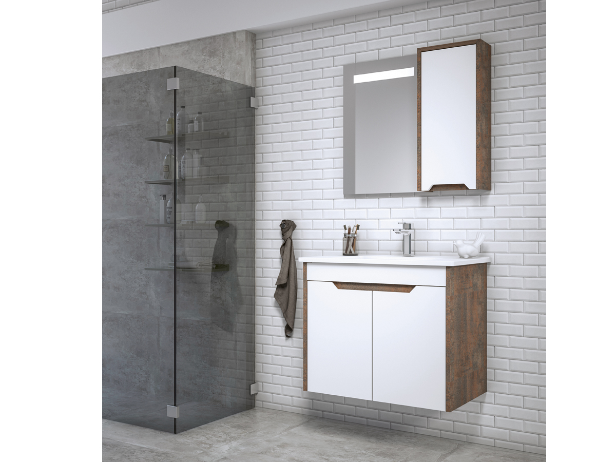 Orka Lago 75 cm Banyo Dolabı