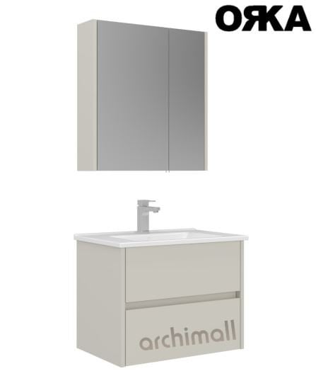 Orka Arno 65 cm Çekmeceli Asma Banyo Dolabı