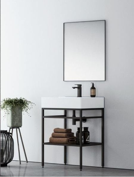 Orka Cape Town 60 cm Beyaz Lavabolu Dolab