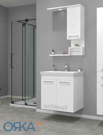 Orka Perge 65 cm Asma Banyo Dolabı