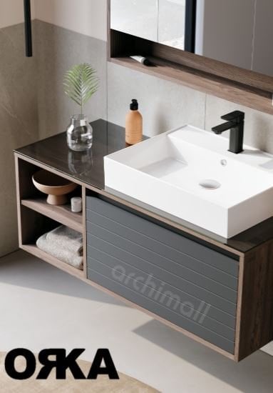 Orka Prato 100 cm Asma Banyo Dolabı