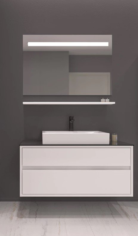 Orka Verona 100 cm Asma Banyo Dolabı