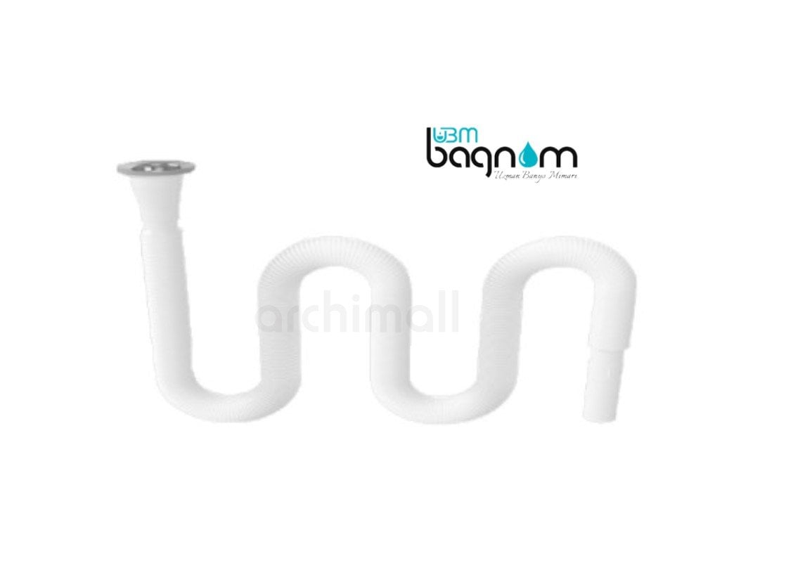 UBM Banyo Uzun Körüklü Lavabo Sifonu