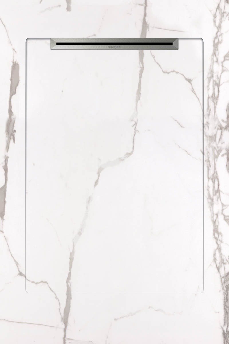 Seranit 90x90 Aquanit İnfinity Beyaz Slope Line Porselen Duş Karosu