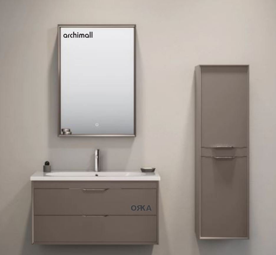 Orka Clay 65 cm Tek Çekmeceli Asma Banyo Dolabı