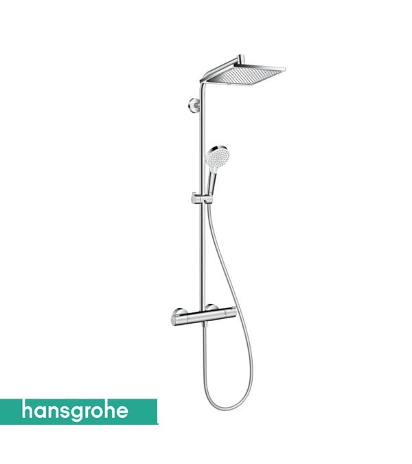 Hansgrohe Crometta E 240 Termostatik Kare Duş Kolonu