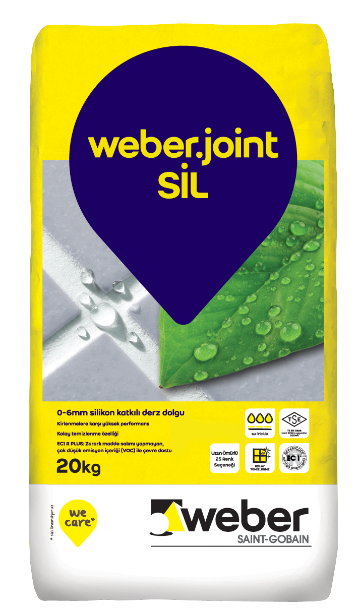 Weber Joint Sil Silikonlu Fuga Gri 20 Kg