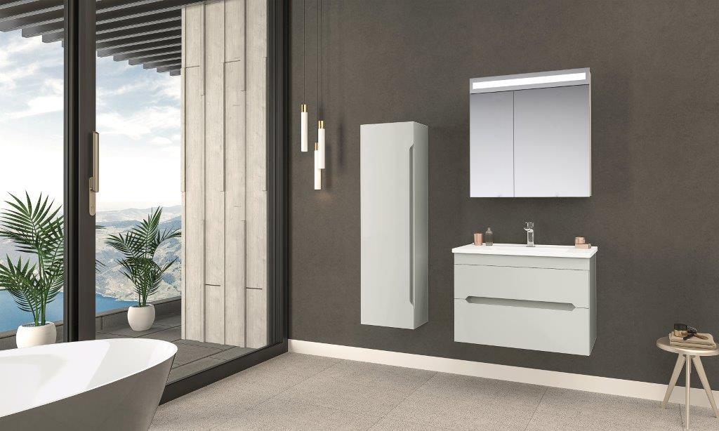 Orka Varna 80 cm Asma Banyo Dolabı 