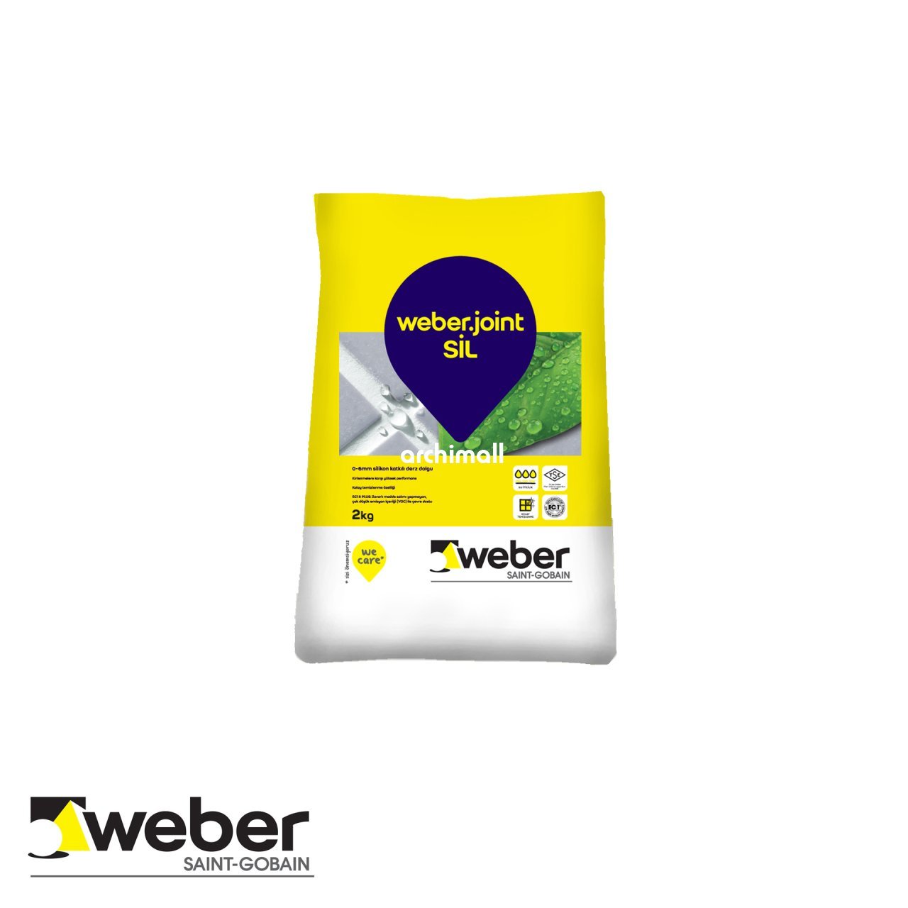 Weber Joint Sil Silikon Fuga Beyaz 2 Kg
