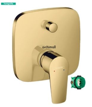 Hansgrohe Talis E Optik Altın Ankastre Banyo Bataryası Set