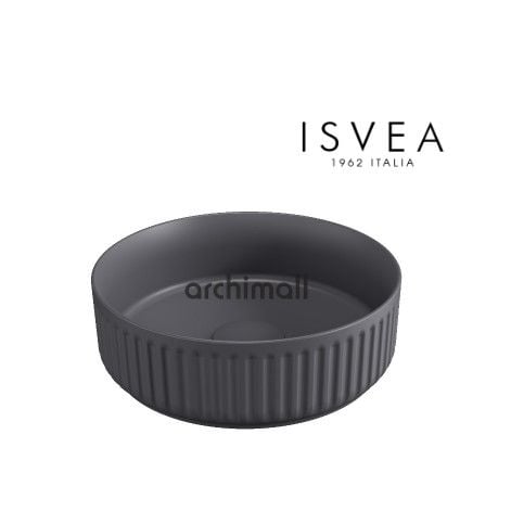 İsvea ION Tezgah Üstü Lavabo Taş gri