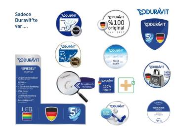 Duravit Durastyle Asma Klozet 54 cm + Amortisörlü Klozet Kapak