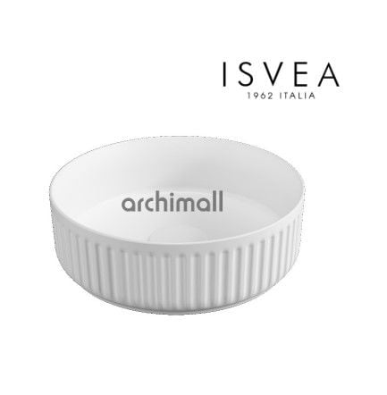 İsvea ION Tezgah Üstü Lavabo Mat Beyaz