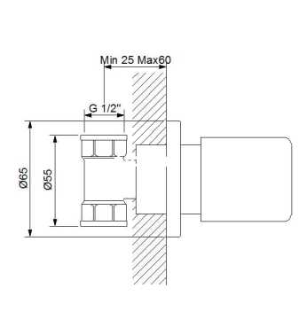 Newarc Master Ankastre Stop Valf PPR İç Set (gizli taharet musluk) 187632