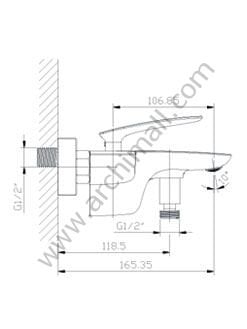 Newarc Life Krom Banyo Bataryası 981511