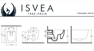 İsvea Vea Cubo Rimless Asma Klozet Beyaz