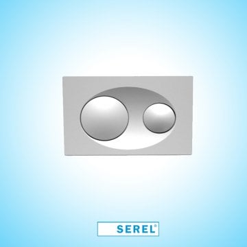 Serel Mat Krom Kumanda Paneli (Parmak İzi Bırakmayan) P400180