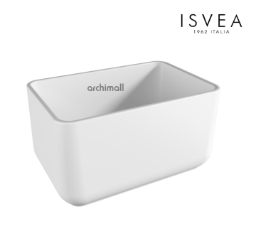 İsvea Allegro 60 cm Tezgah Üstü Lavabo Beyaz