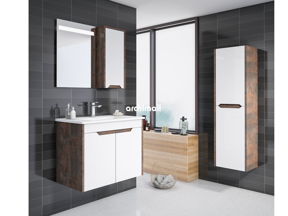 Orka Lago 85 cm Asma Banyo Dolabı