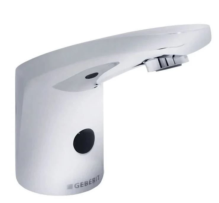 Geberit Type 185 Fotoselli Lavabo bataryası Çift Su Girişli ELEKTRİKLİ