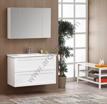 Orka Su 100 cm Asma Banyo Dolabı