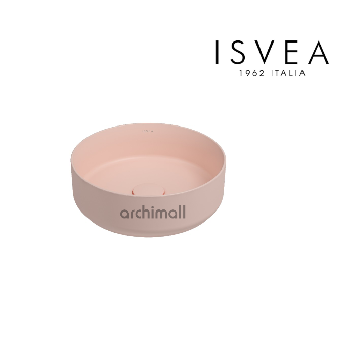 İsvea İnfinity 36 cm Tezgah Üstü Lavabo Somon
