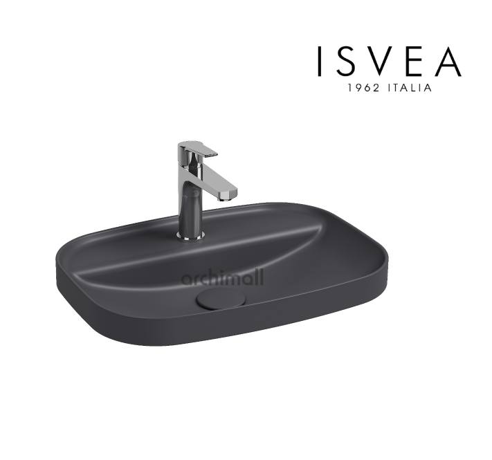 İsvea İnfinity Inset Lavabo 55 cm Antrasit