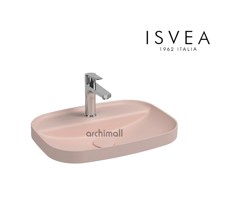 İsvea İnfinity Inset Lavabo 55 cm Somon