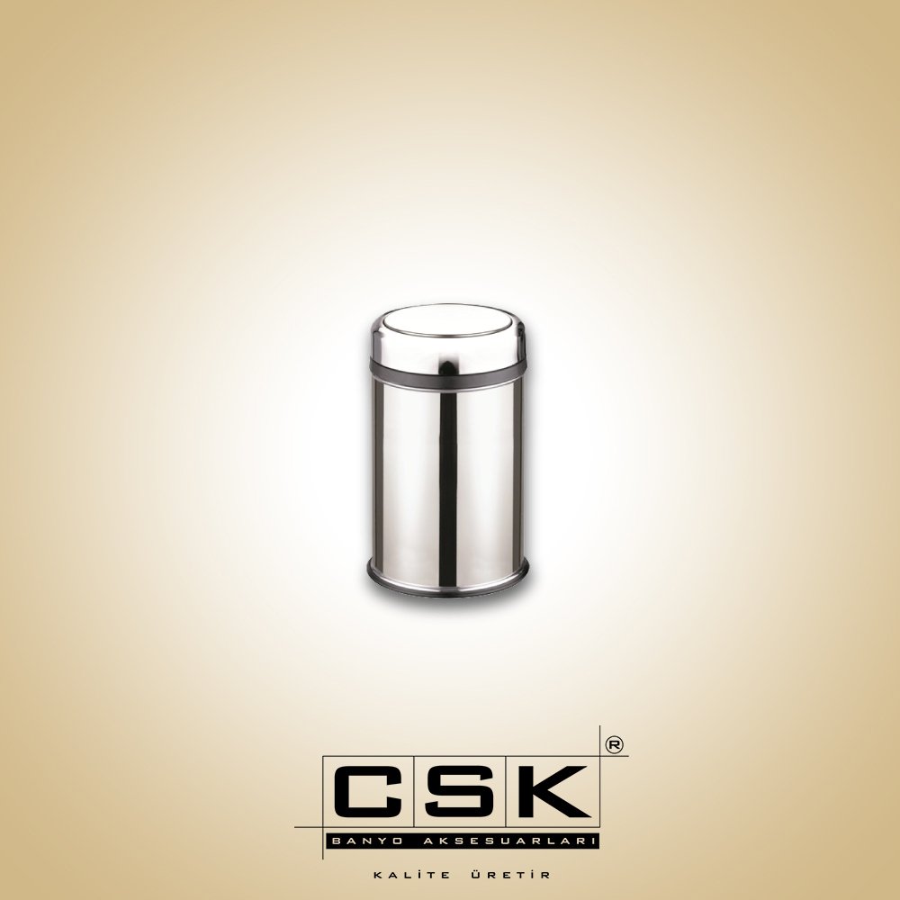 Csk Banyo 5 LT Pratik Kapak Çöp Kovası