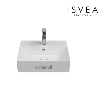 İsvea Sistemaz Tezgah Üstü Lavabo 50 cm Beyaz