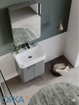 Orka Orbit 55 cm Asma Banyo Dolabı