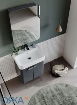 Orka Orbit 55 cm Asma Banyo Dolabı
