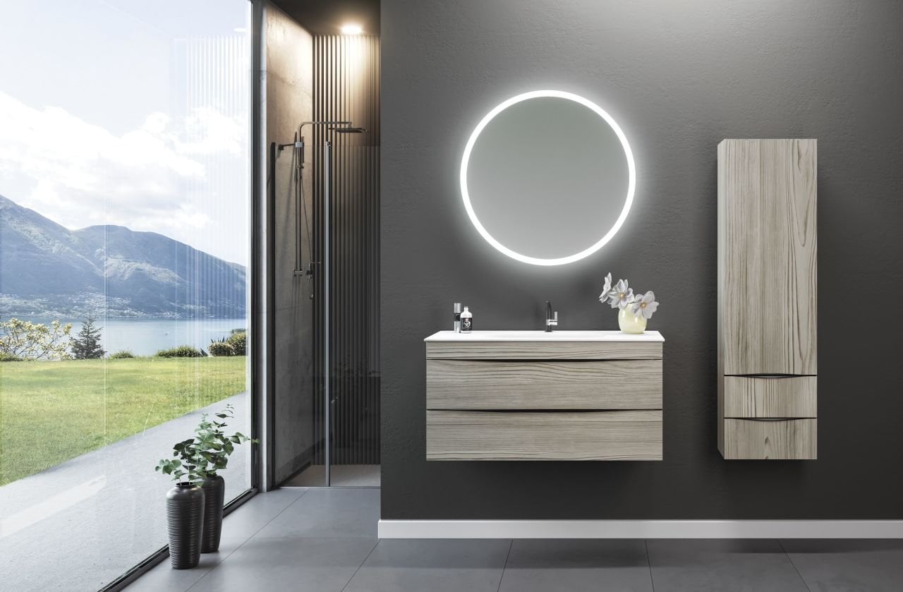 Orka Vento 80 cm Asma Banyo Dolabı