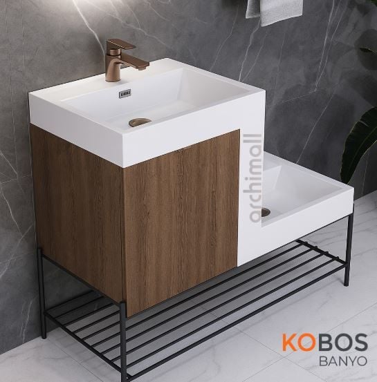 Kobos Up-Down Abdest Lavabosu KOYU ECVİZ