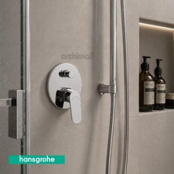 Hansgrohe Focus Ankastre Banyo Bataryası Dış Set