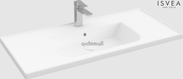 İsvea SistemaL Mobilya Uyumlu Lavabo 101 cm Beyaz