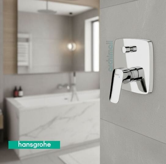 Hansgrohe Logis Ankastre Banyo Bataryası Dış Set