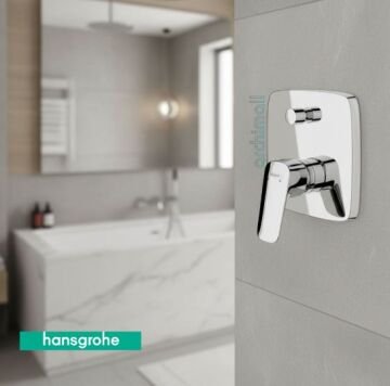 Hansgrohe Logis Ankastre Banyo Bataryası Dış Set
