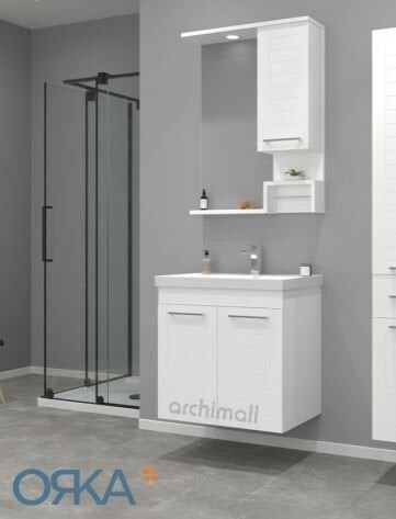 Orka Perge 65 cm Asma Banyo Dolabı