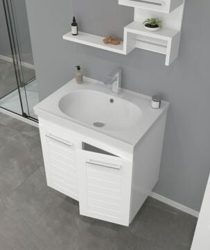 Orka Perge 65 cm Asma Banyo Dolabı