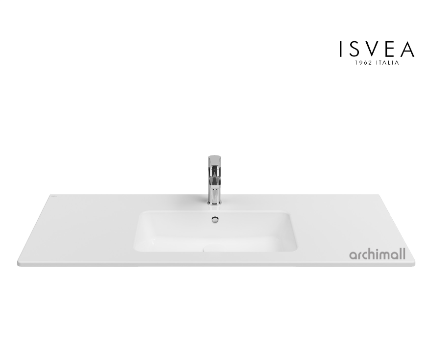 İsvea SistemaT SistemaT Flat Lavabo 121 cm Beyaz