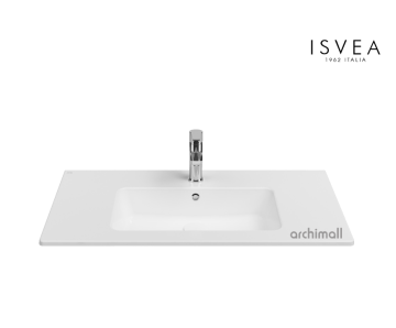 İsvea SistemaT Flat Lavabo 91 cm Beyaz