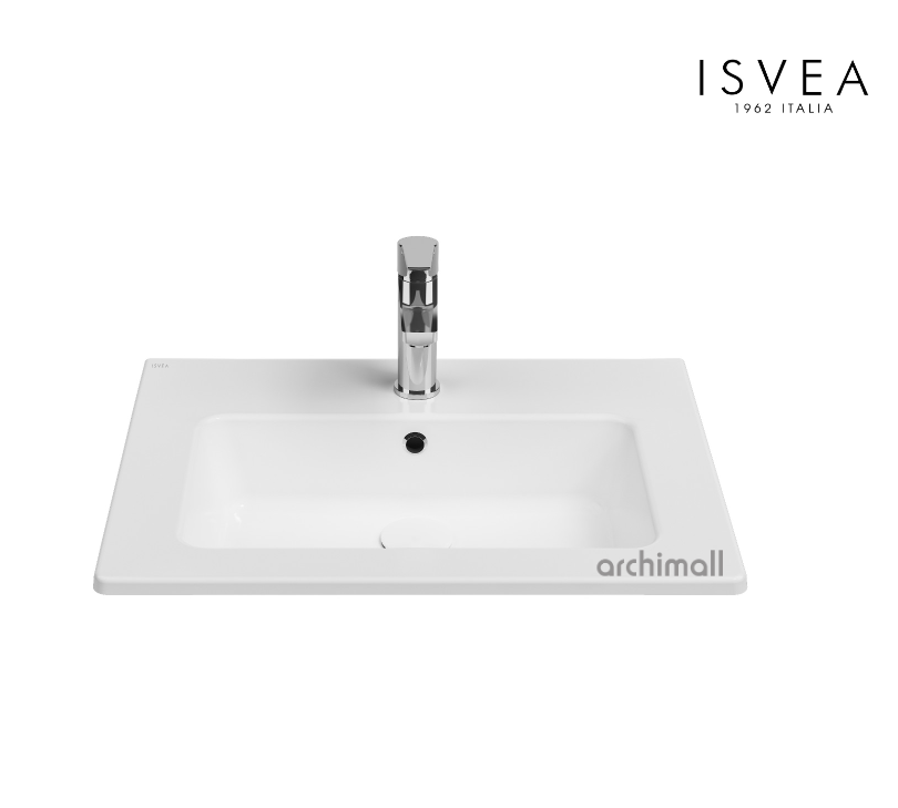 İsvea SistemaT Flat Lavabo 61 cm Beyaz